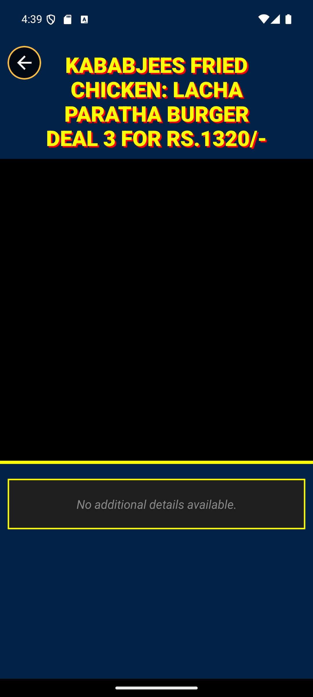 Shandaar Sale real app screenshot — Android: Offer Detail